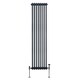 image 2 of Traditional 2 Column Radiator 1800 x 382mm Anthracite Grey
