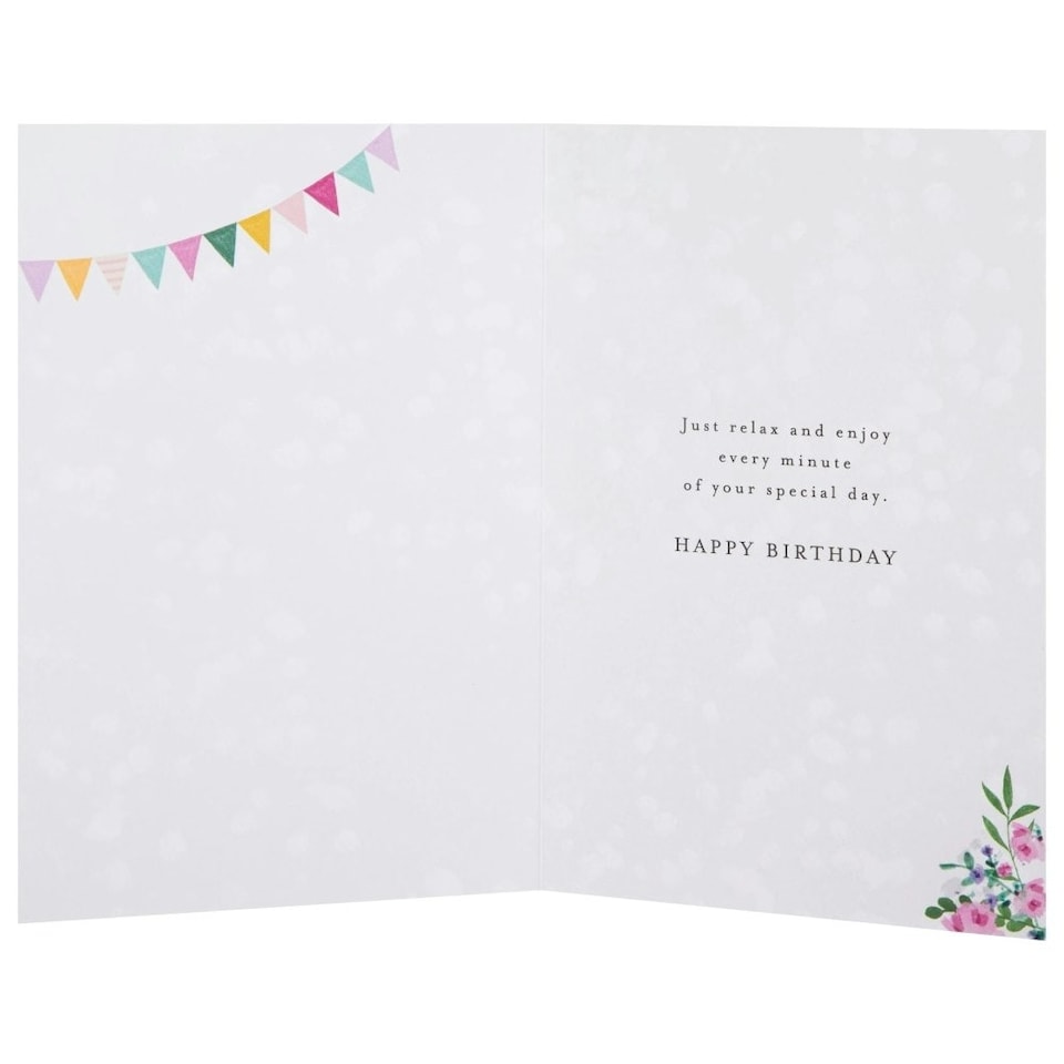 image 1 of Plants & Flowers Design Birthday Card