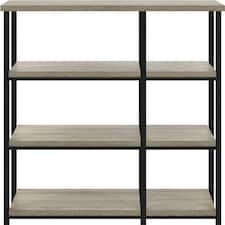 Elmwood Bookcase Distressed Grey Oak 9650096PCOMUK Grey | Distressed Grey Oak