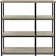image 1 of Elmwood Bookcase Distressed Grey Oak 9650096PCOMUK Grey | Distressed Grey Oak