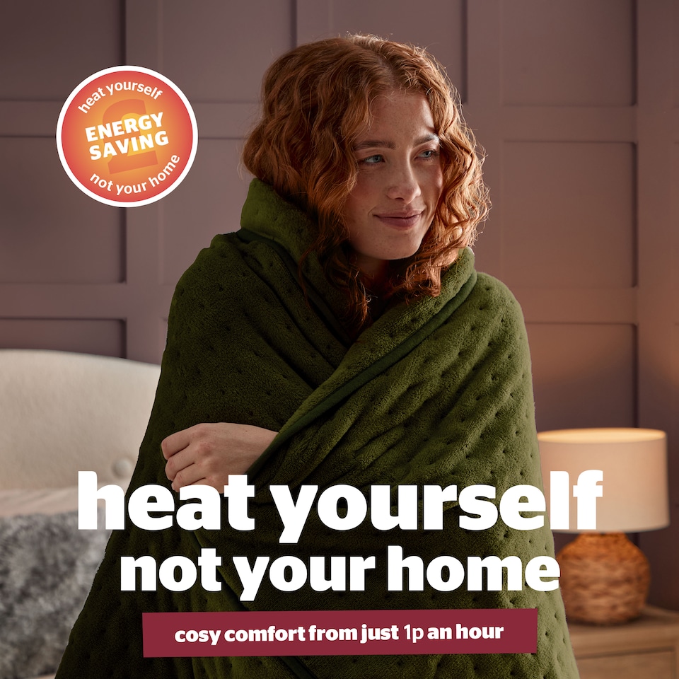 image 1 of Silentnight Comfort Control Heated Throw Fleece Electric Blanket Fast Heat Up