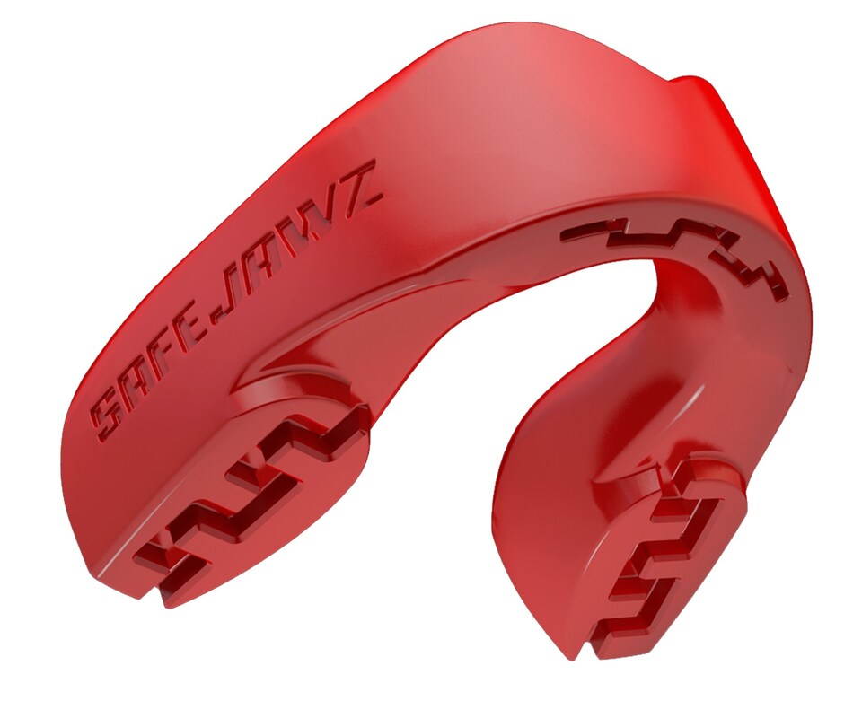 image 1 of SAFEJAWZ Intro Sports Mouth Guard Red Adult/Junior