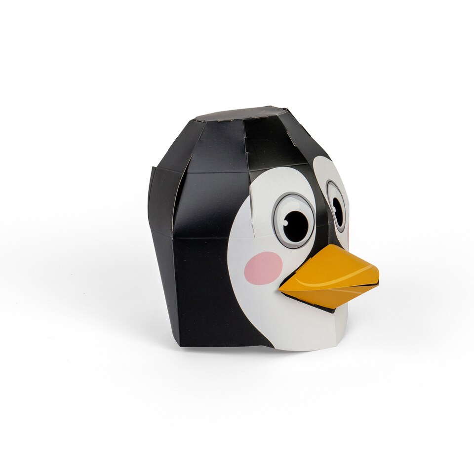image 1 of Penguin 3D Mask Card Craft