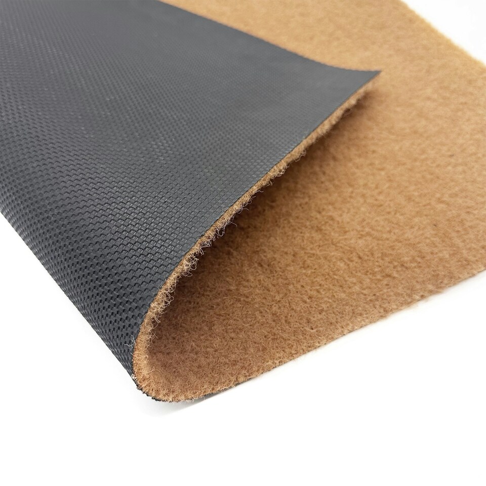 image 1 of Synthetic Coir Kitchen and Hallway Runner Rug Brown | 70cm x 220cm