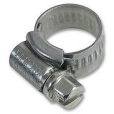 Jubilee Zinc Plated Hose Clip - Silver - 2.2 x 3cm | Silver | 1