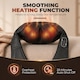 image 4 of HOMCOM Neck Massager with Heat, Deep Tissue Shiatsu 3D Kneading Massager