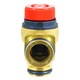 image 8 of SPARES2GO Boiler Pressure Relief Valve 3 Bar 1/2" BSP Push Fit Brass PN 10 Safety PRV
