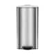 image 6 of Harbour Housewares Square Stainless Steel Kitchen Pedal Bin - 30L - Chrome | Silver | Chrome