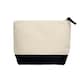 image 2 of MidOcean Kleuren Cotton Cosmetic Bag - Black/Beige - One Size | Black