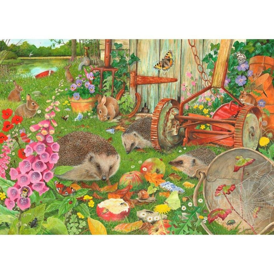 image 1 of The House of Puzzles, Bottom Of The Garden - 1000 Piece Jigsaw Puzzle