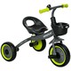 image 1 of AIYAPLAY Trike W/ Adjustable Seat Basket, Kids Tricycle for 2-5 Years Old, Black