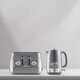 image 2 of Daewoo Denver Retro Kettle and Toaster Set 1.5L 3000W & 4-Slice Grey | Smoked Grey | 4-slice