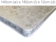 image 2 of 140cm Wide Spring interior, metal action replacement sofabed sofa bed settee spring, 2 fold,sprung mattress | Multi | Queen | 1