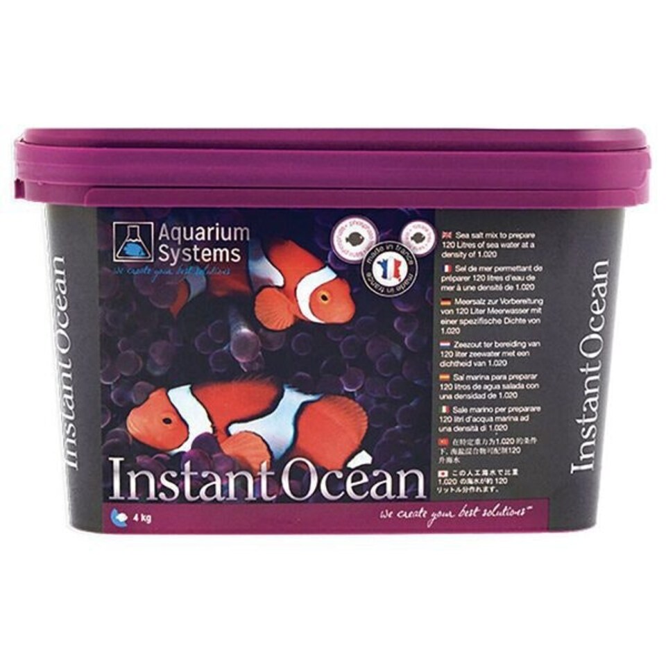 Aquarium Systems Instant Ocean Marine Salt - 4 kg/120 L