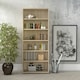 image 4 of Prima Bookcase 5 Shelves in Oak