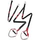 image 1 of Fitness Mad Pro Suspension Trainer - Black/Red - One Size