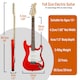 image 7 of 3rd Avenue Full Size Electric Guitar Pack with Amp Orange