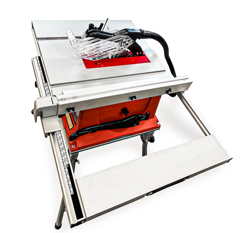 image 1 of Lumberjack 10 Inch Portable Folding Table Saw Trade Site Work Horse