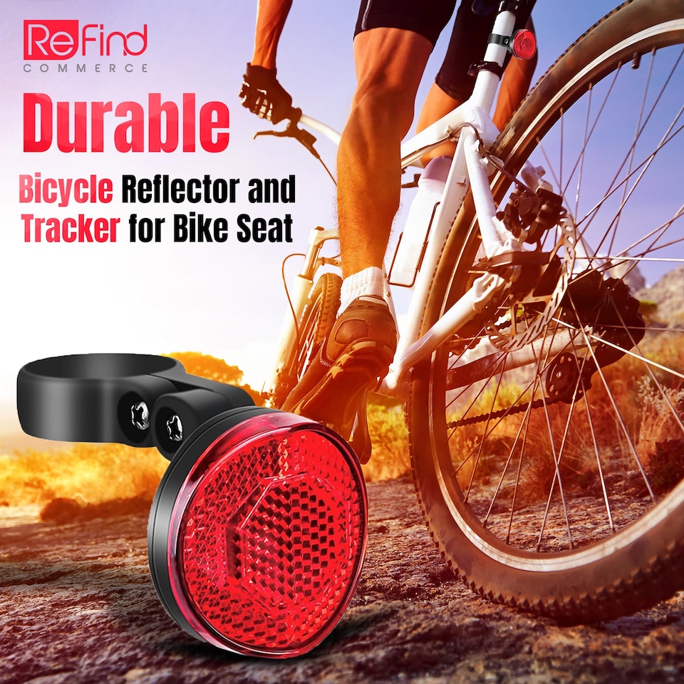 image 1 of Bike Reflector Hidden Holder for Apple Reflector (With P09)
