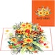 image 1 of Sunflower Charm Orange 3D Pop Up Greeting Card