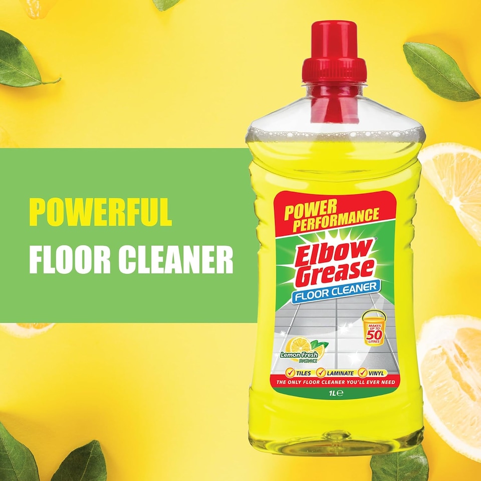 image 1 of Elbow Grease Lemon Concentrated All Purpose Floor Cleaner 1l