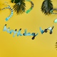image 1 of Blue 'Birthday Boy' Card Banner 2m