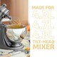 image 2 of SPARES2GO Bowl for KITCHENAID Mixer 4.8L K5THSBP Stainless Steel Tilt-Head K45SS KSM1 KSM9