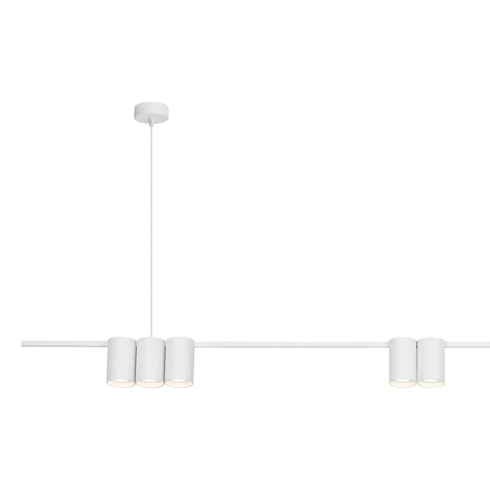 image 1 of Milagro Pendant Light (Strip) Genesis White 7xGU10