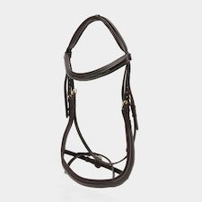 Salisbury Buckingham Leather Horse Bridle - Australian Nut - X Full