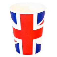 Union Jack Paper Cups 270ml - Pack of 10