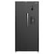 image 1 of HYE 444 Litre Frost Free American Fridge Freezer with Non-Plumbed Water Dispenser, 83cm, Black - RF01AMWD460B03