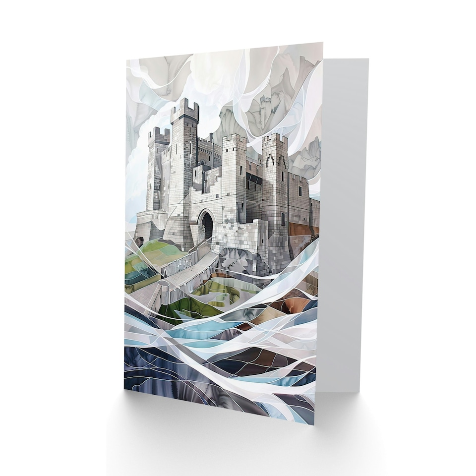 image 1 of Bamburgh Castle Northumbria England Him Her Birthday Card