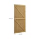 image 1 of Living and Home Pine Wood Garden Gate with Latch 183*91cm