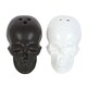 image 1 of Something Different Skull Salt And Pepper Shakers - Black/White - One Size