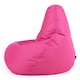 image 4 of Kids High Back Bean Bag Pink Indoor Outdoor Childrens Bean Bags | Pink | Pink | M | 1