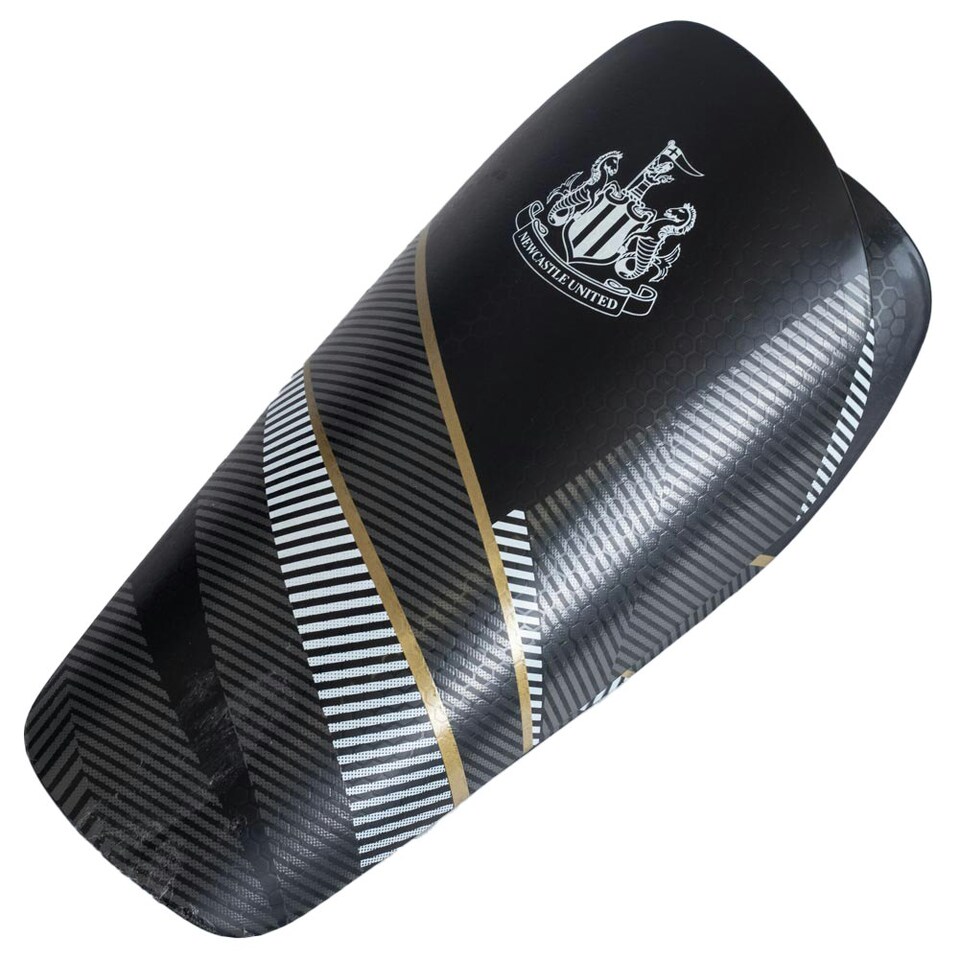Newcastle United FC Childrens/Kids Crest SlipIn Shin Guards Blue