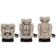 image 3 of Cozy N Safe Fitzroy+ i-Size Car Seat 40-150cm, Extended Rear Facing, Forward & Rear Facing, 5 Point Harness, Side Impact Protection, Adjustable Headrest, Cup Holder, Birth to 12 Years (Ecru)