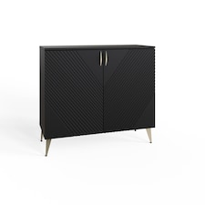 Frank Olsen Furniture Ava Tall Sideboard in Black | Black | Black | 1
