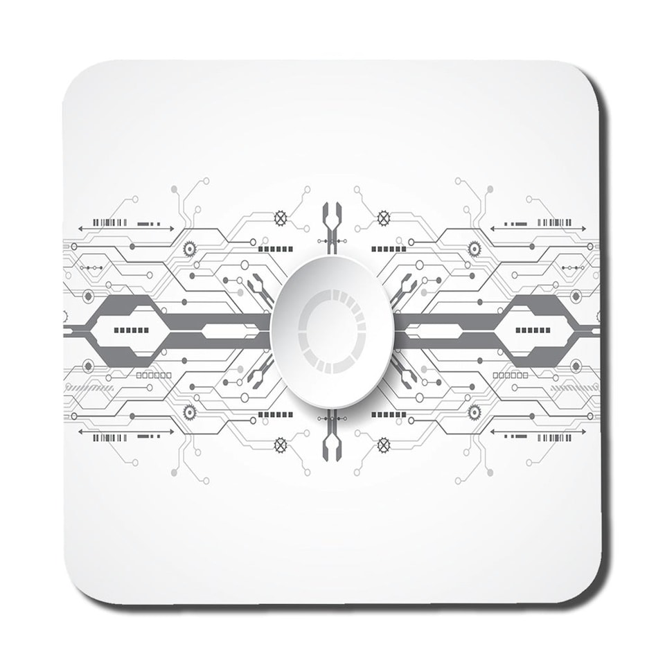 image 1 of concept with various technology elements (Placemat & Coaster Set)