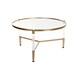 image 3 of Centre Table DKD Home Decor Glamour Transparent Golden Acrylic Metal 87 x 87 x 50 cm N/A