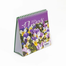 2026 Desk Calendar Flowers Design