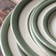 image 2 of Lunch Plate: 1 x 25cm Lunch Plate Cornishware Willow Green, Ceramic