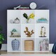 image 2 of Vida Designs Durham 3x3 Cube Storage Bookcase Display Unit, White