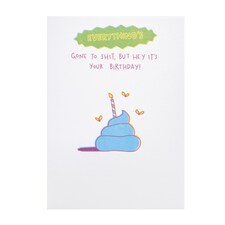 Humour Birthday Card - Everything's Gone To Sh*t