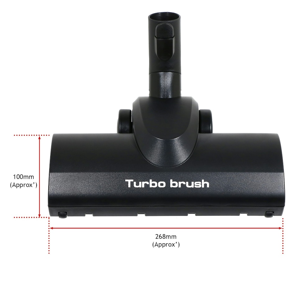 image 1 of SPARES2GO Turbo Brush Head for Russell Hobbs Vacuum Turbine Floor Tool RHCV1611 RHCV3101 RHCV3601 RHCV4101 (35mm)