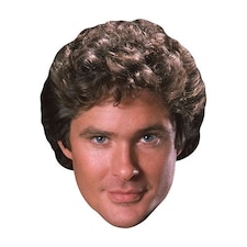 Michael Knight Rider David Hasselhoff Cardboard Face Mask