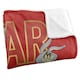 image 2 of Looney Tunes Year Of  The Rabbit Chinese New Year Blanket - Multicoloured - One Size