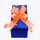 image 4 of 40Pcs 30mm Orange Pull Bows