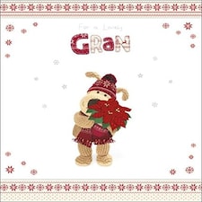 Lovely Gran Boofle Christmas Greeting Card