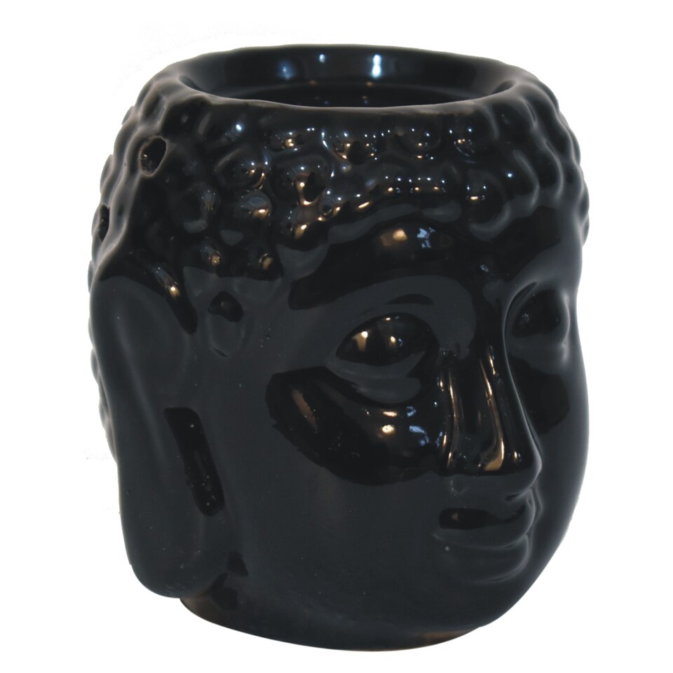 image 1 of Artisan Furniture Black Buddah Oil Burner (Lotus)